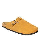 Camel Suede Cork-Latex Soft Footbed Flats (TC-100506-CAM)
