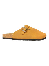 Camel Suede Cork-Latex Soft Footbed Flats (TC-100506-CAM)