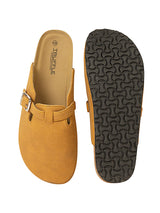 Camel Suede Cork-Latex Soft Footbed Flats (TC-100506-CAM)