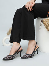 Black Leopard Mesh Buckle Stiletto Heel Sandals (TC-1014-1-BLKLEO)