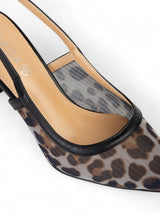 Black Leopard Mesh Buckle Stiletto Heel Sandals (TC-1014-1-BLKLEO)