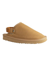 Camel Suede Adjustable Strap Velcro Slip-On Flats (TC-2026-2-CML)