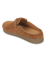 Tan Suede Winter Slip-On Flatform Heels (TC-2212-TAN)