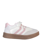 Pink Synthetic Leather Velcro Sneakers For Kids-Unisex (TC-589-B-PNK)