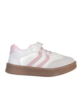 Pink Synthetic Leather Velcro Sneakers For Kids-Unisex (TC-589-PNK)