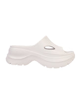 Grey Soft Cushion Thick Sole Stylish Slip-On Sliders (TC-6865-GRY)