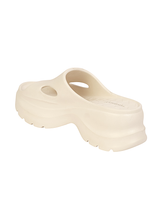 Off White Soft Cushion Thick Sole Stylish Slip-On Sliders (TC-6865-OWHT)