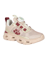 Pink Mesh Paw Print Dial Lock Closure Sneakers For Kids-Unisex (TC-9050-PNK)