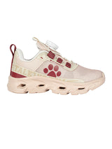 Pink Mesh Paw Print Dial Lock Closure Sneakers For Kids-Unisex (TC-9050-PNK)