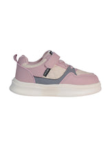 Pink Synthetic Leather Velcro Sneakers For Kids-Unisex (TC-A12-B-PNK)