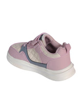 Pink Synthetic Leather Velcro Sneakers For Kids-Unisex (TC-A12-PNK)