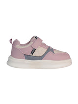 Pink Synthetic Leather Velcro Sneakers For Kids-Unisex (TC-A12-PNK)