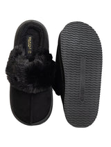 Black Suede Winter Warm Flatform Flats (TC-AM02-1755-BLK)