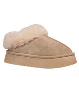 Beige Suede Winter Warm Flatform Boots (TC-AM02-1758-BEIG)