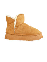 Camel Suede Winter Thick Sole Snow Ankle Boot (TC-AM08-217-CAM)