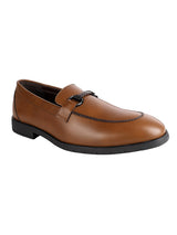 Tan Synthetic Leather Solid Round Toe Loafers For Men (TC-AVI-04-TAN)
