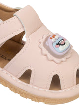 Pink Synthetic Leather LED Light And Chu-Chu Sound Musical Comfort Flat Sandals (TC-B13-PNK)