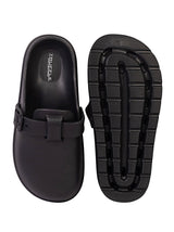 Black EVA Stylish Slip-On Flats (TC-BK002-BLK)