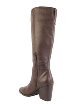 Tan Leather Winter High-End Stylish Long Boots (TC-CARVELLA-TAN)