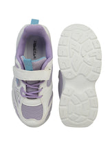 Purple Mesh Top Design And Durable Sole Velcro Sneakers For Kids-Unisex (TC-F33-2-PUR)