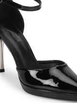 Black Patent Stiletto Sandals (TC-GN22L22-8-BLK)