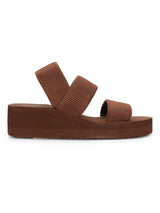 Coffee Brown EVA Slip-On Flatform Heels (TC-HG1011-CBROEVA)