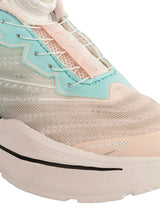 Pink Green Mesh Rotating Button Closure Sneakers For Kids-Unisex (TC-L9768-PNKGRN)