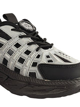 Black Synthetic Leather Rotating Button Closure Sneakers For Kids-Unisex (TC-L9966-BLK)