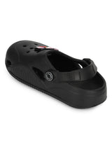 Black Stylish Slip-On Clogs For Kids-Unisex (TC-LCLOG1-BLK)