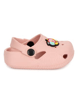 Pink Stylish Slip-On Clogs For Kids-Unisex (TC-LCLOG1-PNK)