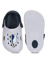 Navy Blue Stylish Slip-On Clogs For Kids-Unisex (TC-LCLOG2-NVYBLU)