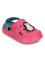 Pink Navy Stylish Slip-On Clogs For Kids-Unisex (TC-LCLOG2-PNKNVY)