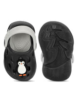 Grey Stylish Slip-On Clogs For Kids-Unisex (TC-LCLOG4-GRY)