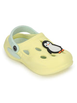 Lime Green Stylish Slip-On Clogs For Kids-Unisex (TC-LCLOG4-LIMGRN)