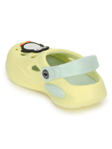 Lime Green Stylish Slip-On Clogs For Kids-Unisex (TC-LCLOG4-LIMGRN)