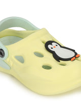 Lime Green Stylish Slip-On Clogs For Kids-Unisex (TC-LCLOG4-LIMGRN)