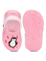 Pink Stylish Slip-On Clogs For Kids-Unisex (TC-LCLOG4-PNK)