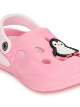 Pink Stylish Slip-On Clogs For Kids-Unisex (TC-LCLOG4-PNK)