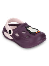 Purple Pink Stylish Slip-On Clogs For Kids-Unisex (TC-LCLOG4-PURPNK)
