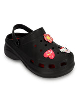 Black Stylish Slip-On Clogs For Women (TC-LCLOG5-BLK)