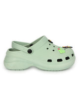 Green Stylish Slip-On Clogs For Women (TC-LCLOG5-GRN)