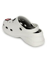 White Stylish Slip-On Clogs For Women (TC-LCLOG5-WHT)