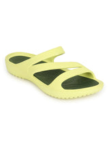 Lime Yellow Stylish Slip-On Flats For Women (TC-LFLAT1-LIME)