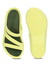 Lime Yellow Stylish Slip-On Flats For Women (TC-LFLAT1-LIME)