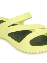 Lime Yellow Stylish Slip-On Flats For Women (TC-LFLAT1-LIME)