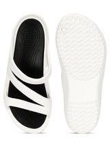 White Stylish Slip-On Flats For Women (TC-LFLAT1-WHT)