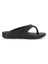 Black Stylish Slip-On Flats For Men (TC-LFLATM-BLK)