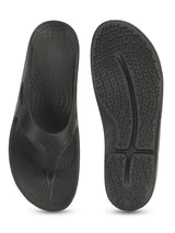 Black Stylish Slip-On Flats For Men (TC-LFLATM-BLK)