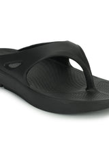 Black Stylish Slip-On Flats For Men (TC-LFLATM-BLK)