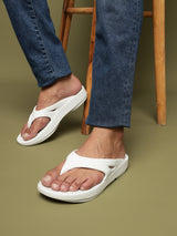 White Stylish Slip-On Flats For Men (TC-LFLATM-WHT)